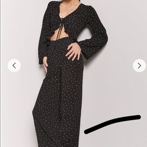Polka dot jumpsuit